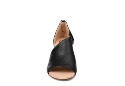 Journee Collection Womens Aretha Wedge Sandal - Black 11 Journee Collection Womens Aretha Wedge Sandal - Black -Chic Shoe Shop US 01 102152 02