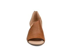 Journee Collection Womens Aretha Wedge Sandal - Cognac 11 Journee Collection Womens Aretha Wedge Sandal - Cognac -Chic Shoe Shop US 01 102153 02