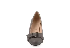 Journee Collection Womens Graysn Pump - Grey -Chic Shoe Shop US 01 102245 02