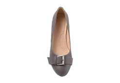 Journee Collection Womens Graysn Pump - Grey -Chic Shoe Shop US 01 102245 05