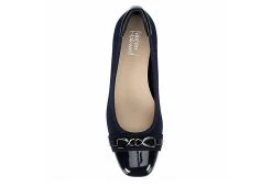 Lauren Blakwell Womens Kit Pump - Navy 14 Lauren Blakwell Womens Kit Pump - Navy -Chic Shoe Shop US 01 103647 05