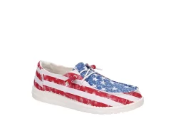 Heydude Womens Wendy Slip On Sneaker - Red