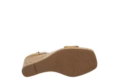 Xappeal Womens Amora Wedge Sandal - Tan -Chic Shoe Shop US 01 105214 06