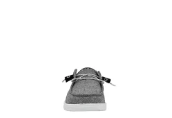 Heydude Womens Wendy Slip On Sneaker - Dark Grey -Chic Shoe Shop US 01 105628 02