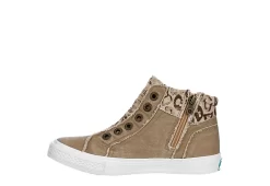 Blowfish Womens Kora High Top Sneaker - Taupe -Chic Shoe Shop US 01 105833 03