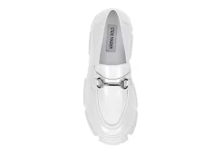 Steve Madden Womens Trifecta Loafer - White -Chic Shoe Shop US 01 105877 05