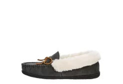 Minnetonka Womens Jessica Trapper Slipper - Dark Grey -Chic Shoe Shop US 01 106041 03