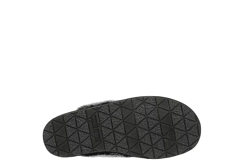 Minnetonka Womens Twyla Scuff Slipper - Black 9 Minnetonka Womens Twyla Scuff Slipper - Black - Image 7