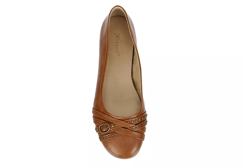 Xappeal Womens Bekah Flat - Brown 8 Xappeal Womens Bekah Flat - Brown - Image 6