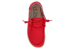 Heydude Womens Wendy Slip On Sneaker - Red 14 Heydude Womens Wendy Slip On Sneaker - Red -Chic Shoe Shop US 01 106161 05