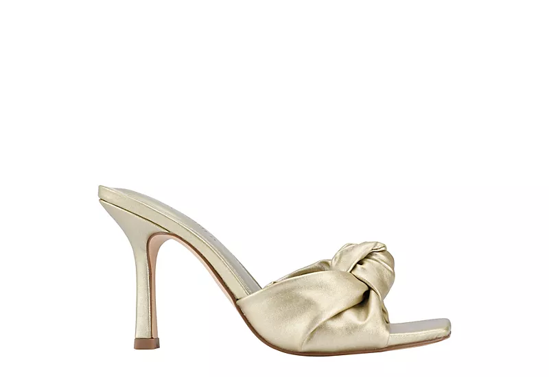 Marc Fisher Womens Daliot Slide Sandal - Gold 4 Marc Fisher Womens Daliot Slide Sandal - Gold - Image 2