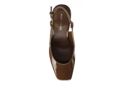Marc Fisher Womens Valana Pump - Dark Tan -Chic Shoe Shop US 01 106394 03