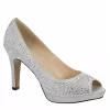 Adrienne Vittadini Womens Gervin Pump - Silver