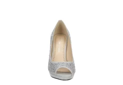 Adrienne Vittadini Womens Gervin Pump - Silver -Chic Shoe Shop US 01 106399 02