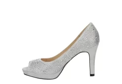 Adrienne Vittadini Womens Gervin Pump - Silver -Chic Shoe Shop US 01 106399 03