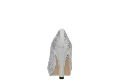Adrienne Vittadini Womens Gervin Pump - Silver -Chic Shoe Shop US 01 106399 04