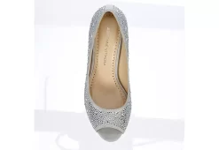 Adrienne Vittadini Womens Gervin Pump - Silver -Chic Shoe Shop US 01 106399 05