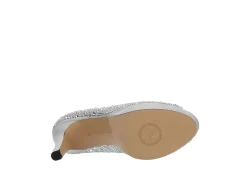 Adrienne Vittadini Womens Gervin Pump - Silver -Chic Shoe Shop US 01 106399 06