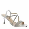 N By Nina Womens Lourdes Sandal - Silver 1 N By Nina Womens Lourdes Sandal - Silver -Chic Shoe Shop US 01 106400 00