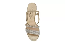 N By Nina Womens Lourdes Sandal - Taupe -Chic Shoe Shop US 01 106401 05