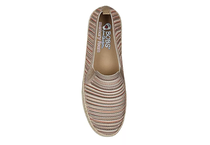 Skechers Womens Flexpadrille 3.0 Serene Sweetie Slip On Sneaker - Taupe 6 Skechers Womens Flexpadrille 3.0 Serene Sweetie Slip On Sneaker - Taupe - Image 4