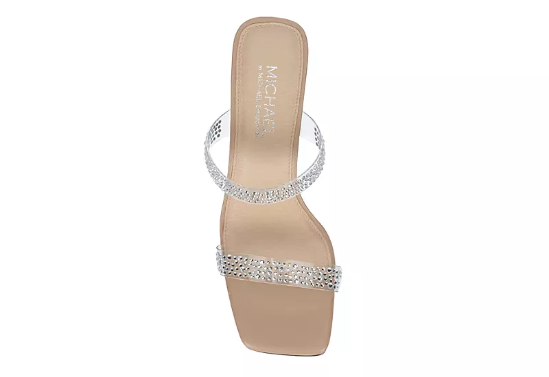 Michael By Michael Shannon Womens Dionna Slide Sandal - Clear 8 Michael By Michael Shannon Womens Dionna Slide Sandal - Clear - Image 6