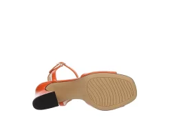 Michael By Michael Shannon Womens Seren Sandal - Orange -Chic Shoe Shop US 01 107012 06