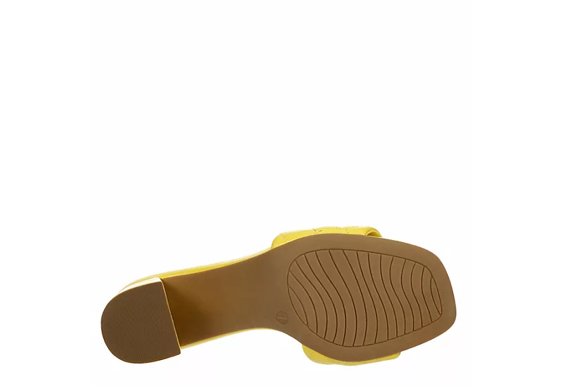 Michael By Michael Shannon Womens Riya Slide Sandal - Yellow 9 Michael By Michael Shannon Womens Riya Slide Sandal - Yellow - Image 7