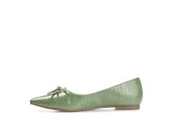 Journee Collection Womens Devalyn Flat - Green 12 Journee Collection Womens Devalyn Flat - Green -Chic Shoe Shop US 01 107046 03
