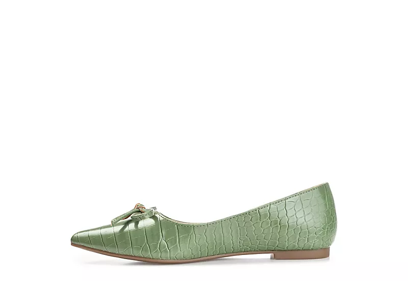 Journee Collection Womens Devalyn Flat - Green 6 Journee Collection Womens Devalyn Flat - Green - Image 4