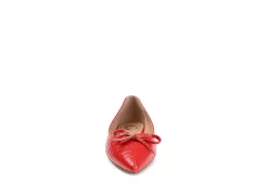 Journee Collection Womens Devalyn Flat - Red -Chic Shoe Shop US 01 107047 02