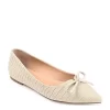 Journee Collection Womens Devalyn Flat - Stone -Chic Shoe Shop US 01 107048 00