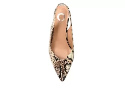 Journee Collection Womens Mikoa Pump - Tan -Chic Shoe Shop US 01 107280 05