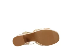 Dv By Dolce Vita Womens Maggie Platform Sandal - Khaki -Chic Shoe Shop US 01 107391 06