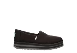 Toms Womens Alparagata Midform Espadrille - Black -Chic Shoe Shop US 01 107400 01