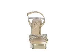 N By Nina Womens Sevyn Platform Sandal - Gold 11 N By Nina Womens Sevyn Platform Sandal - Gold -Chic Shoe Shop US 01 107409 02