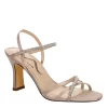 N By Nina Womens Amillia Sandal - Champagne -Chic Shoe Shop US 01 107411 00