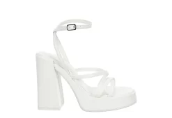 Madden Girl Womens Aces Platform Sandal - White -Chic Shoe Shop US 01 107543 01