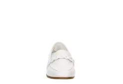 Michael By Michael Shannon Womens Suzie Loafer - White -Chic Shoe Shop US 01 107558 02