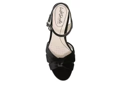 Lifestride Womens Lucky Platform Sandal - Black -Chic Shoe Shop US 01 107621 05