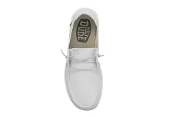 Heydude Womens Wendy Slip On Sneaker - White -Chic Shoe Shop US 01 107704 04