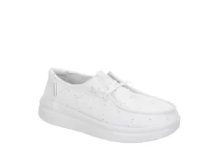 Heydude Womens Wendy Rise Slip On Sneaker - White