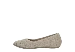 Skechers Womens Cleo 2.0 Knitty Witty Flat - Taupe 12 Skechers Womens Cleo 2.0 Knitty Witty Flat - Taupe -Chic Shoe Shop US 01 107722 03