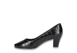 Easy Street Womens Ballari Pump - Black 12 Easy Street Womens Ballari Pump - Black -Chic Shoe Shop US 01 107733 03