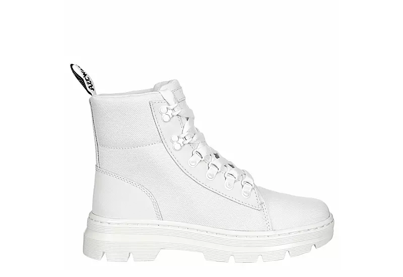 Dr. Martens Dr.martens Womens Combs Nylon Combat Boot - White 4 Dr. Martens Dr.martens Womens Combs Nylon Combat Boot - White - Image 2