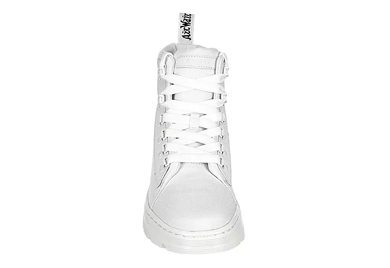 Dr. Martens Dr.martens Womens Combs Nylon Combat Boot - White 5 Dr. Martens Dr.martens Womens Combs Nylon Combat Boot - White - Image 3