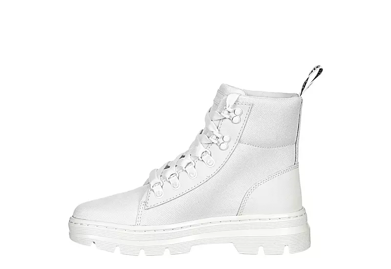 Dr. Martens Dr.martens Womens Combs Nylon Combat Boot - White 6 Dr. Martens Dr.martens Womens Combs Nylon Combat Boot - White - Image 4