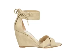 Chinese Laundry Womens Celly Wedge Sandal - Beige -Chic Shoe Shop US 01 132194 01