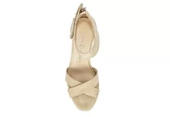 Chinese Laundry Womens Celly Wedge Sandal - Beige -Chic Shoe Shop US 01 132194 05