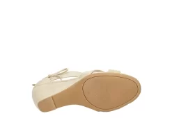 Chinese Laundry Womens Celly Wedge Sandal - Beige -Chic Shoe Shop US 01 132194 06